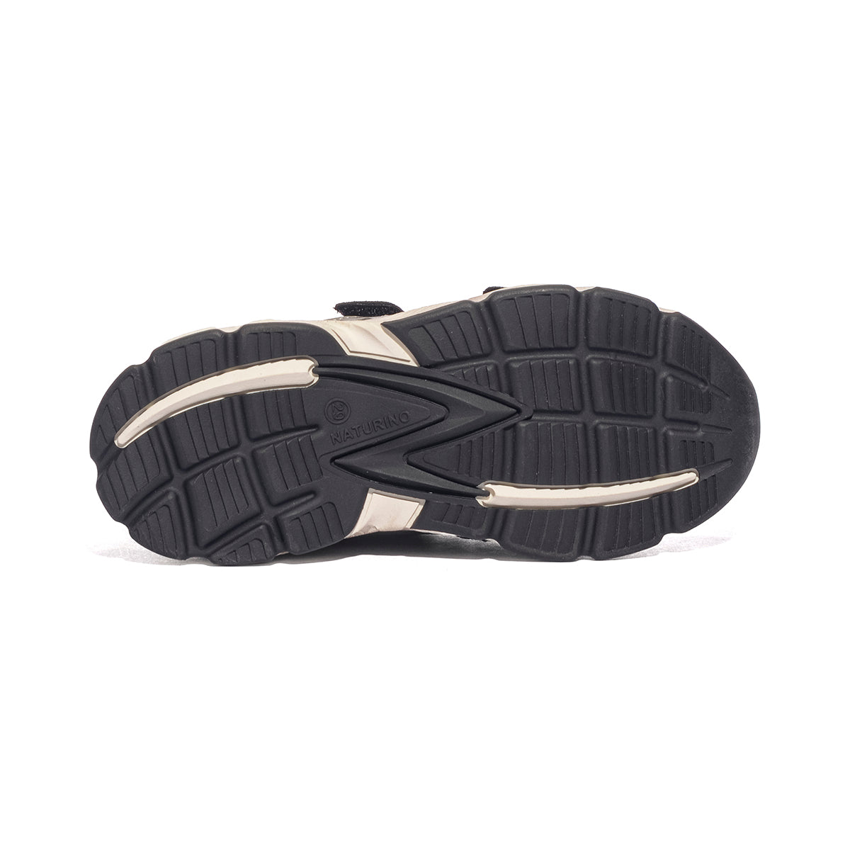 NATURINO 0012019374.01.1A67 BLACK DARK GREY Sneakers Bambino 