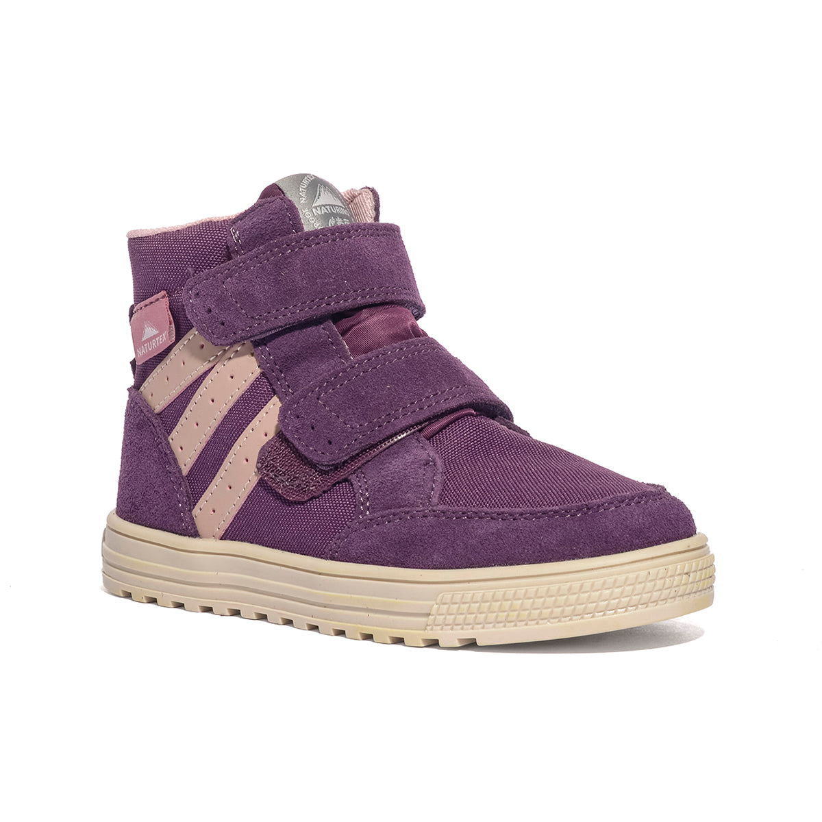 NATURINO 0012019545.01.1I92 MELANZANA ROSE Sneakers Bambina 