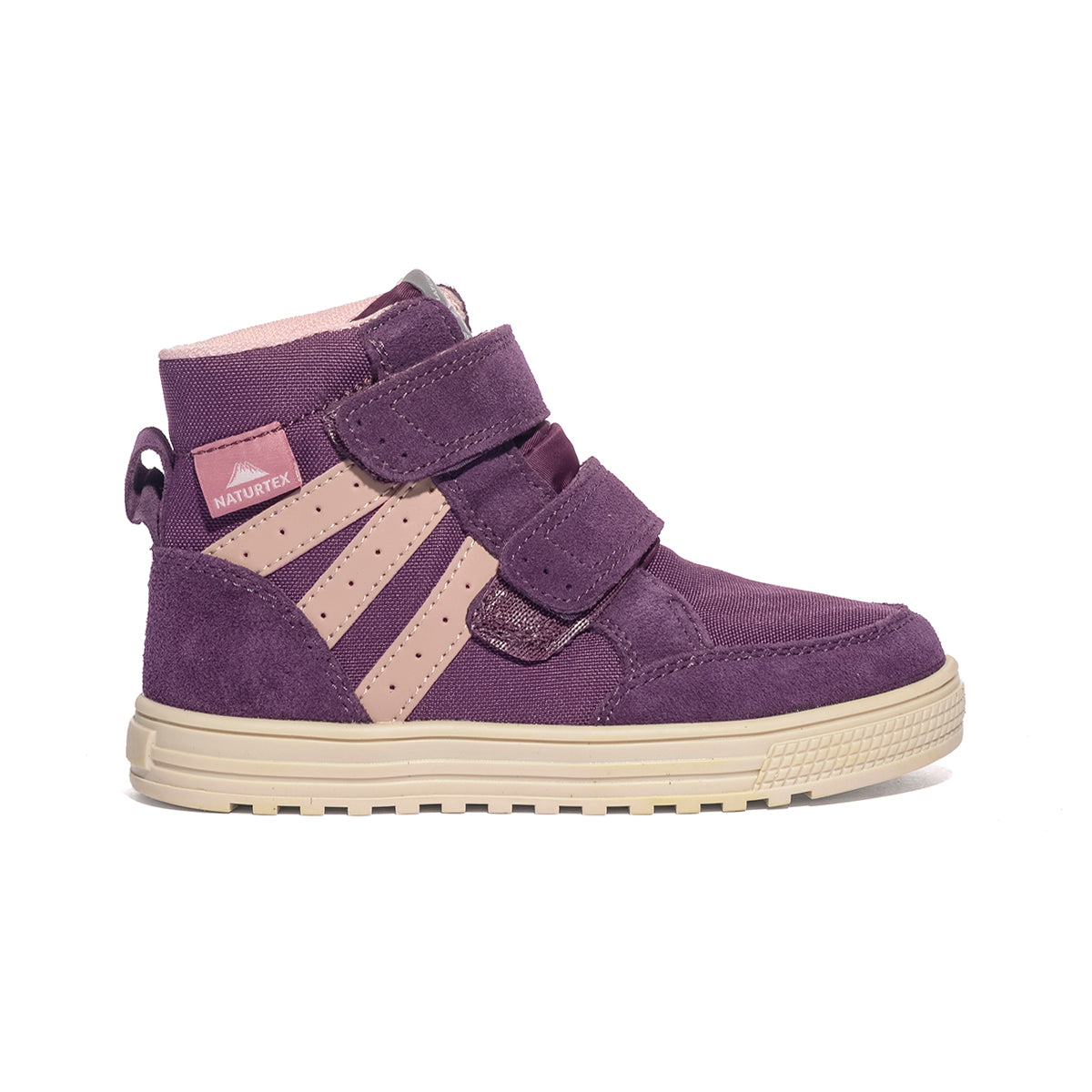 NATURINO 0012019545.01.1I92 MELANZANA ROSE Sneakers Bambina 