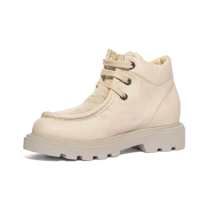 NATURINO 0012502212.04.2N14 MILK BEIGE Stivaletti Bambina 