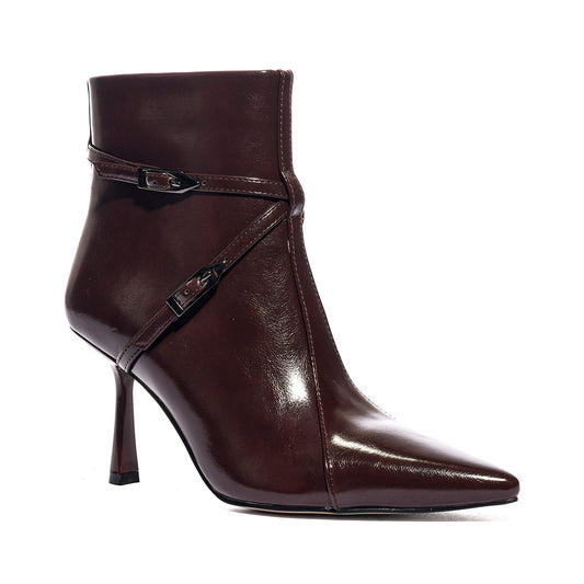 QUEEN HELENA K5035 BURGUNDY PATENT Stivaletti Donna 