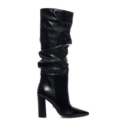 QUEEN HELENA K5117 BLACK PU Stivali Donna 