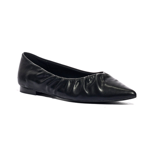 QUEEN HELENA RZM418 BLACK PU Ballerine Donna 
