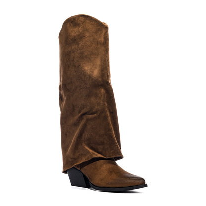 QUEEN HELENA X31-109 KHAKI M Stivali Donna 