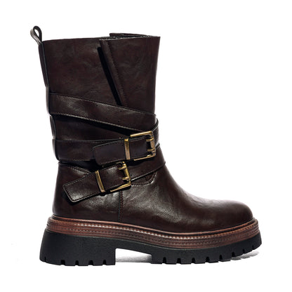 QUEEN HELENA X35-64 DARK BROWN Stivali Donna 