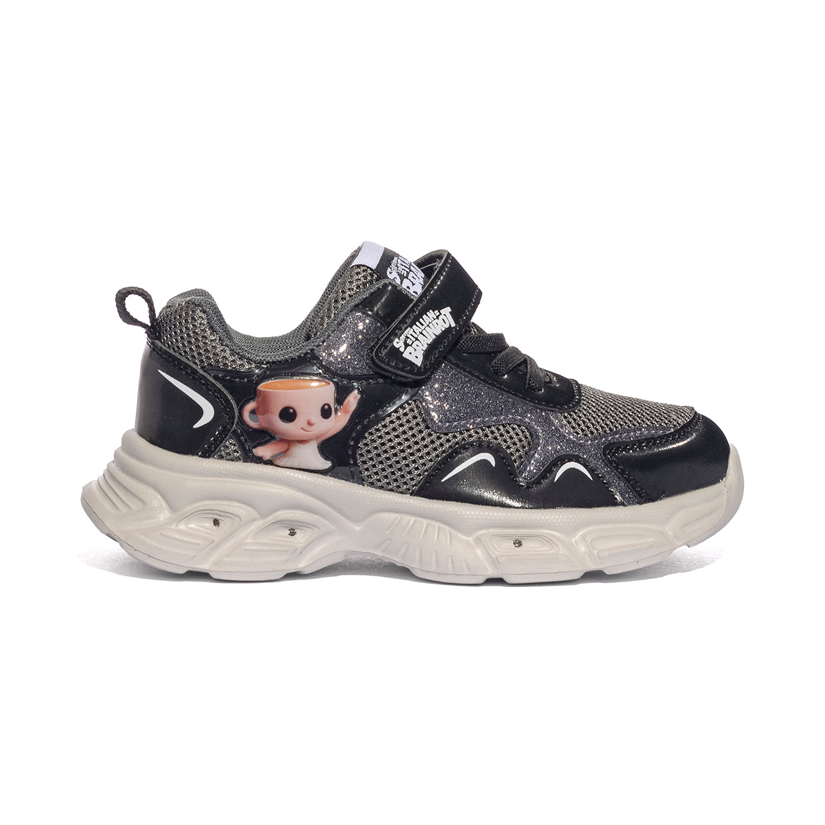 SKIFIDOL SK350 BLACK SILVER Sneakers Bambina 