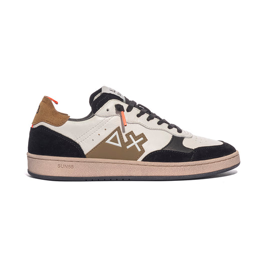 SUN 68 Z46147 BIANCO PANNA VOLPE Sneakers Uomo 
