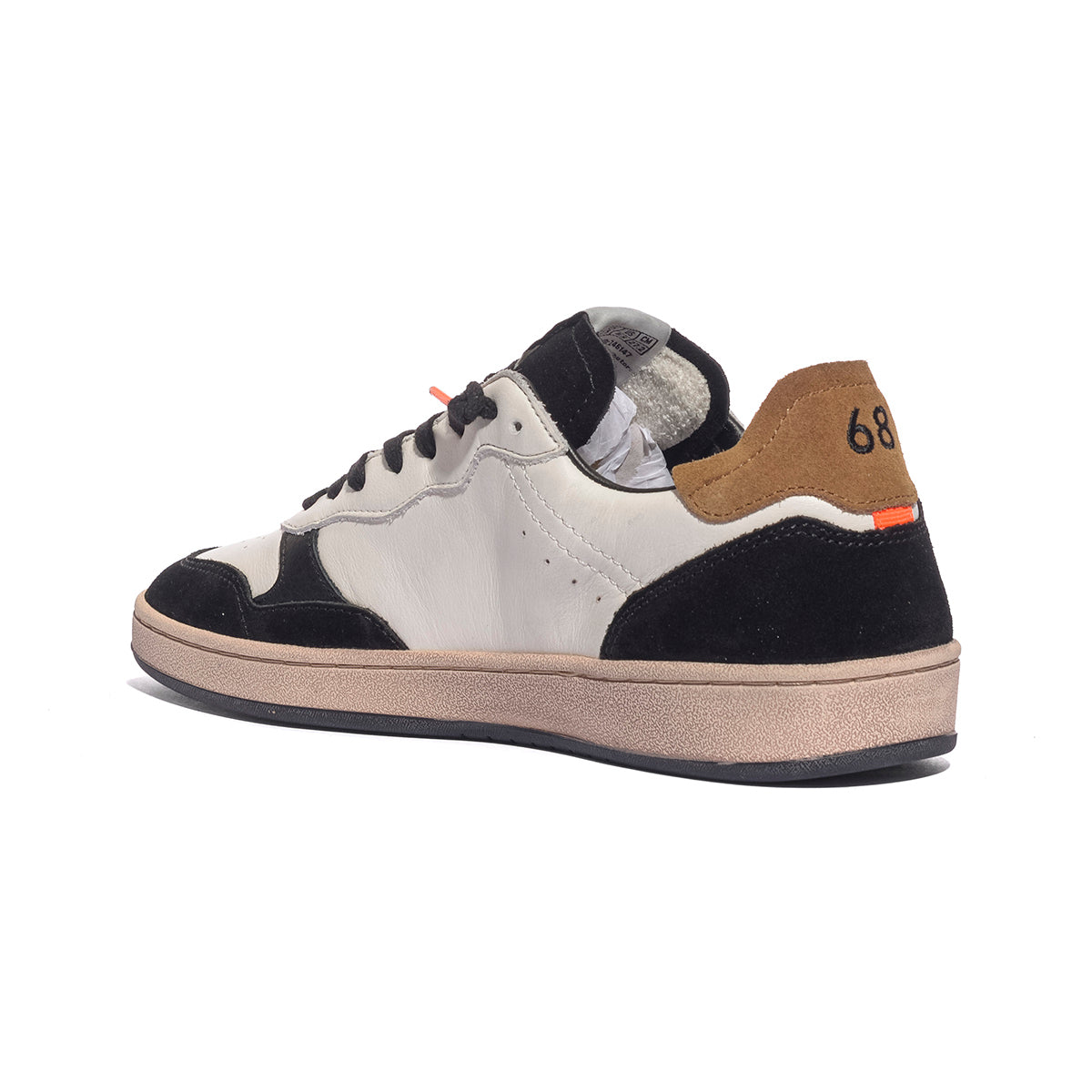 SUN 68 Z46147 BIANCO PANNA VOLPE Sneakers Uomo 