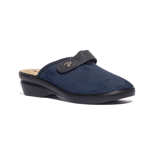 VALLEVERDE 25233 BLU Pantofola Donna 
