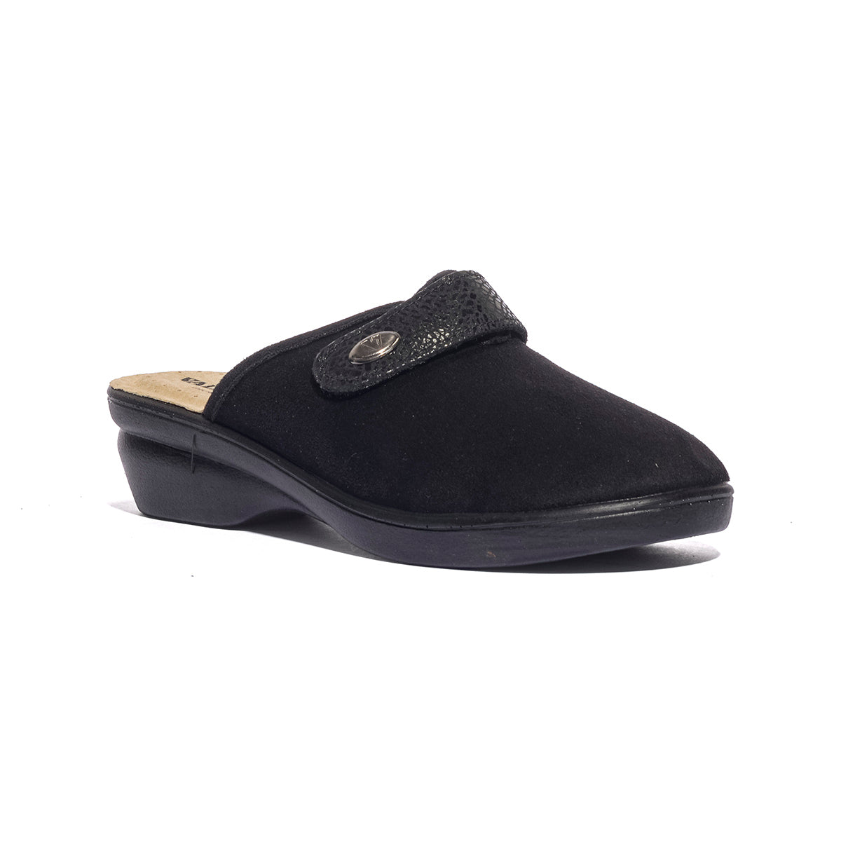 VALLEVERDE 25233 NERO Pantofola Donna 