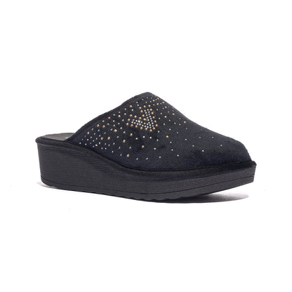 VALLEVERDE 55200 NERO Pantofola Donna 