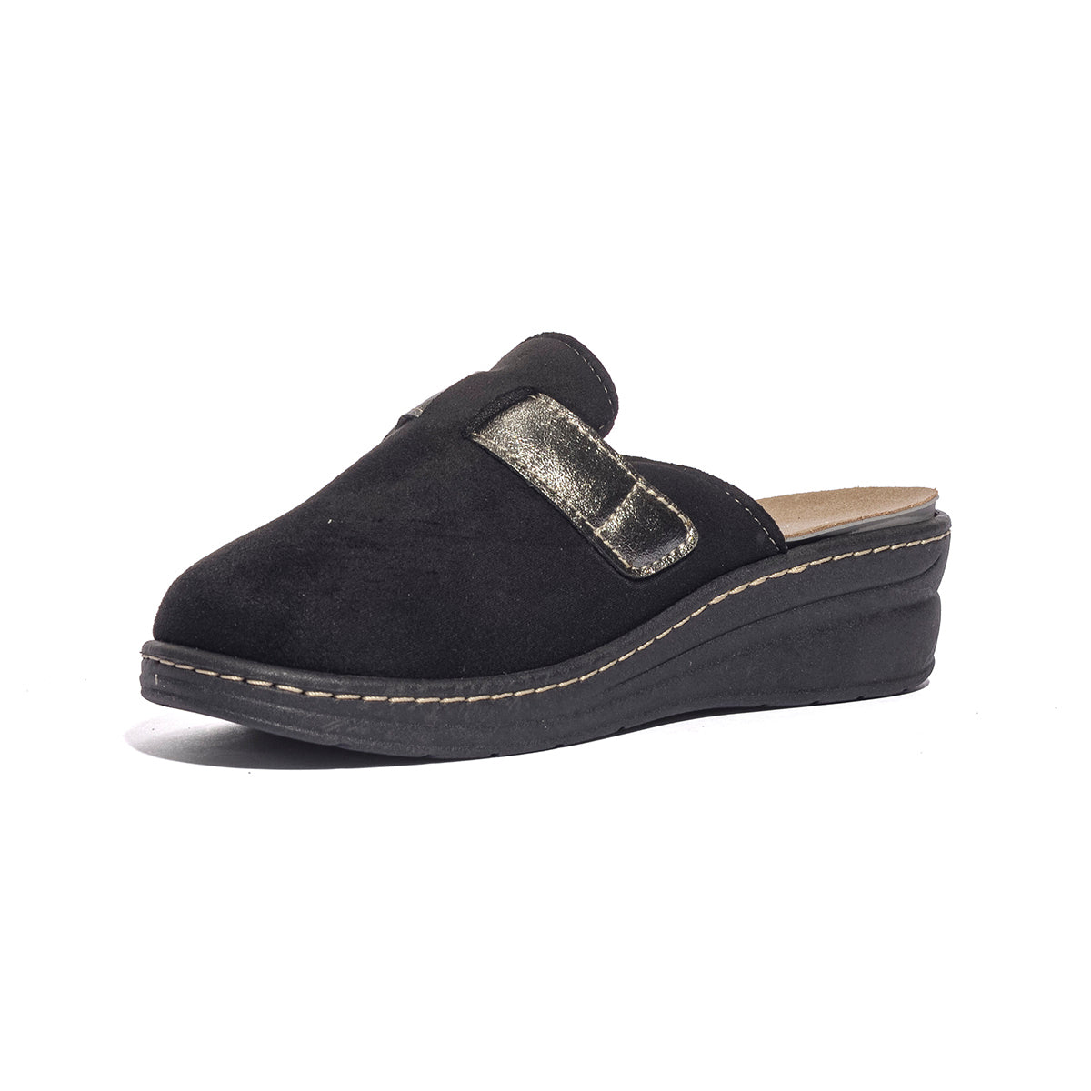 VALLEVERDE 56501 NERO Pantofola Donna 