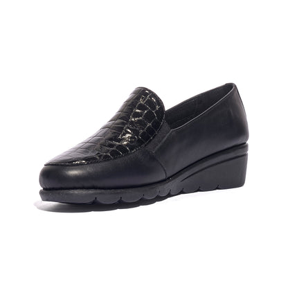 VALLEVERDE VS10301E NAPPA BLACK Mocassini Donna 