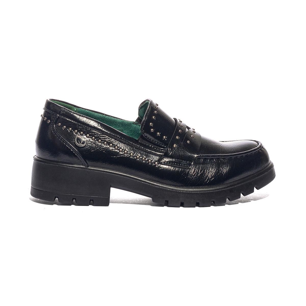 VEGAN J53524BK BLACK Mocassini Donna 