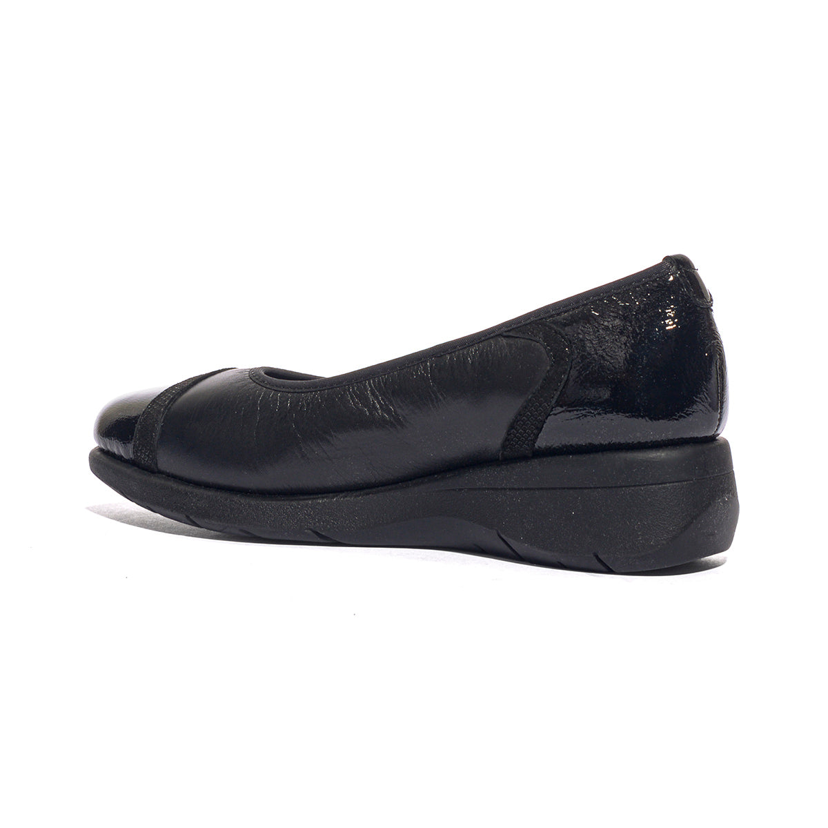 WALK DREAM W22529-07 BLACK Ballerina Donna 