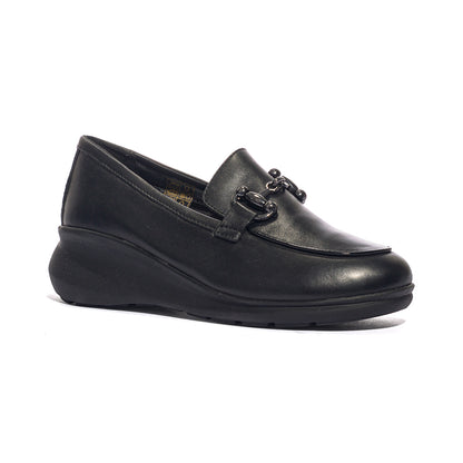 WALK DREAM W22605-01 BLACK Slip-on Donna 