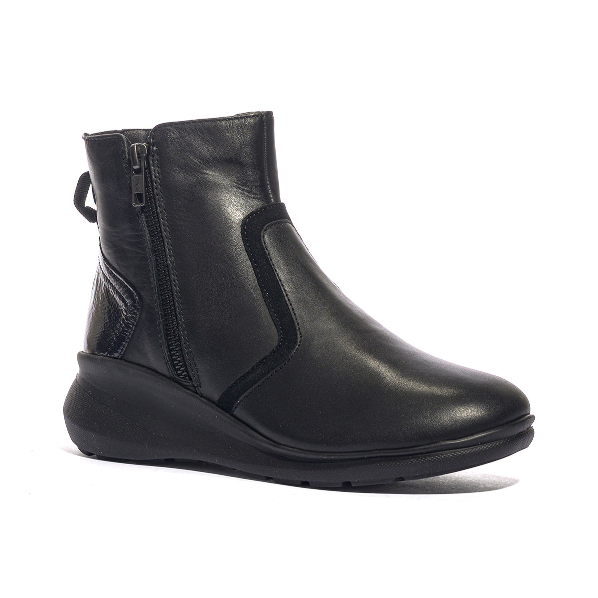 WALK DREAM W22610-01 BLACK Stivaletti Donna 