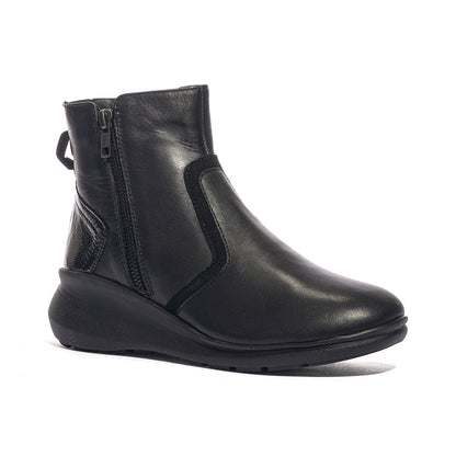 WALK DREAM W22610-01 BLACK Stivaletti Donna 