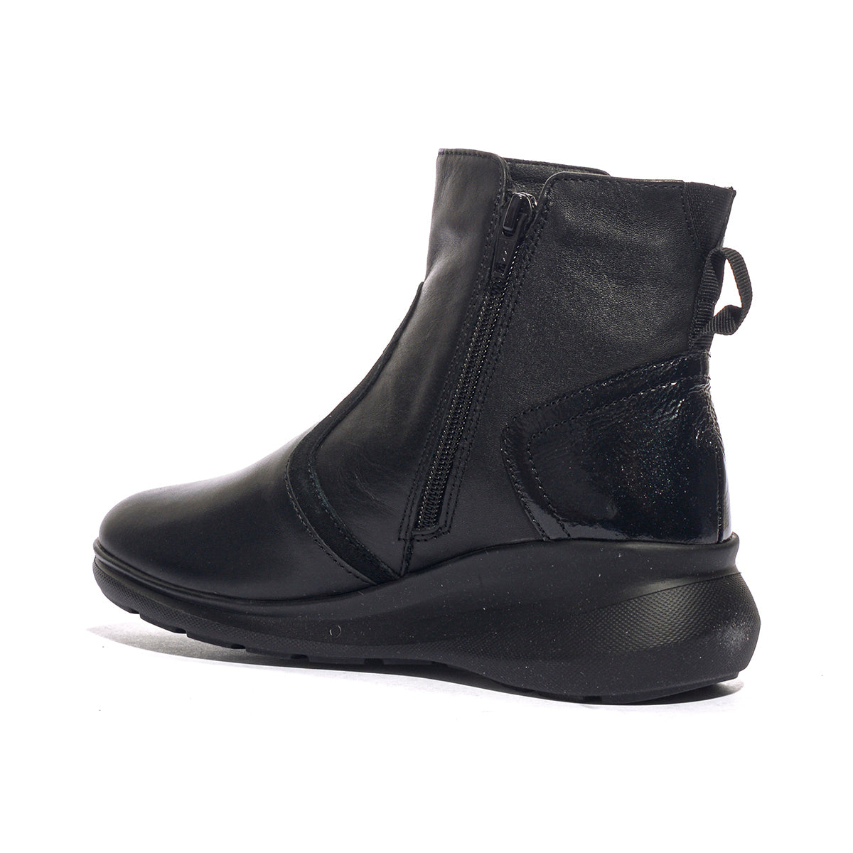 WALK DREAM W22610-01 BLACK Stivaletti Donna 