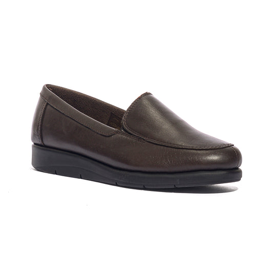 WALK DREAM W5697-01 DK BROWN Slip-on Donna 