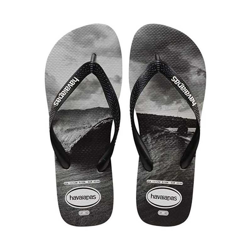 HAVAIANAS H.TOPPHOTO P.BLACK WHITE