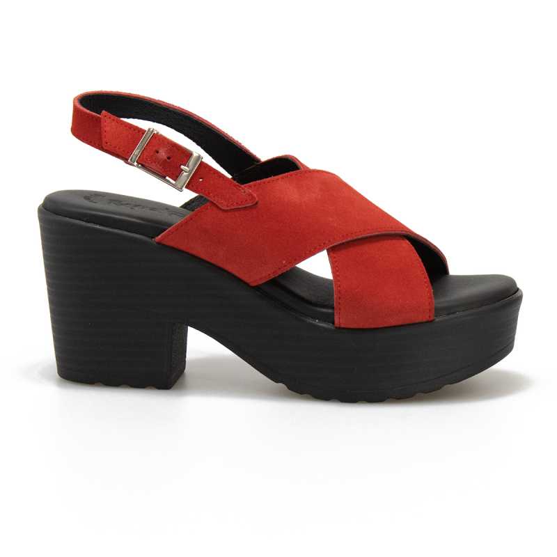 R.PEREZ OMAHA 02 ROJO Sandali Donna 