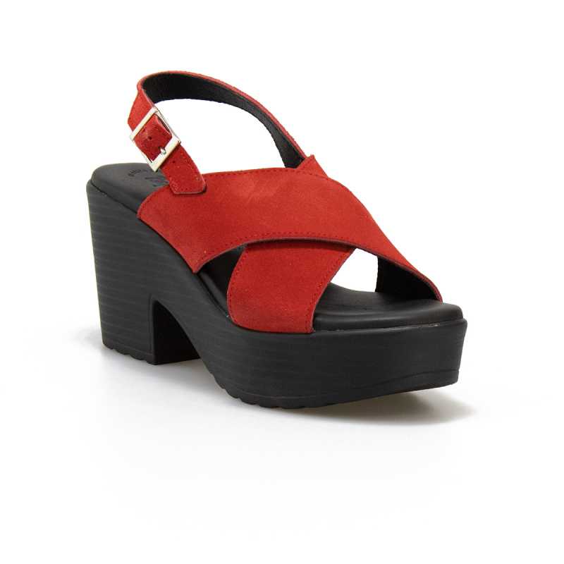 R.PEREZ OMAHA 02 ROJO Sandali Donna 