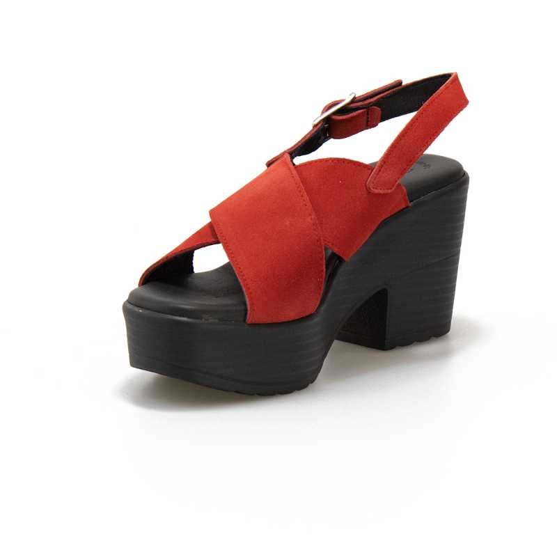 R.PEREZ OMAHA 02 ROJO Sandali Donna 