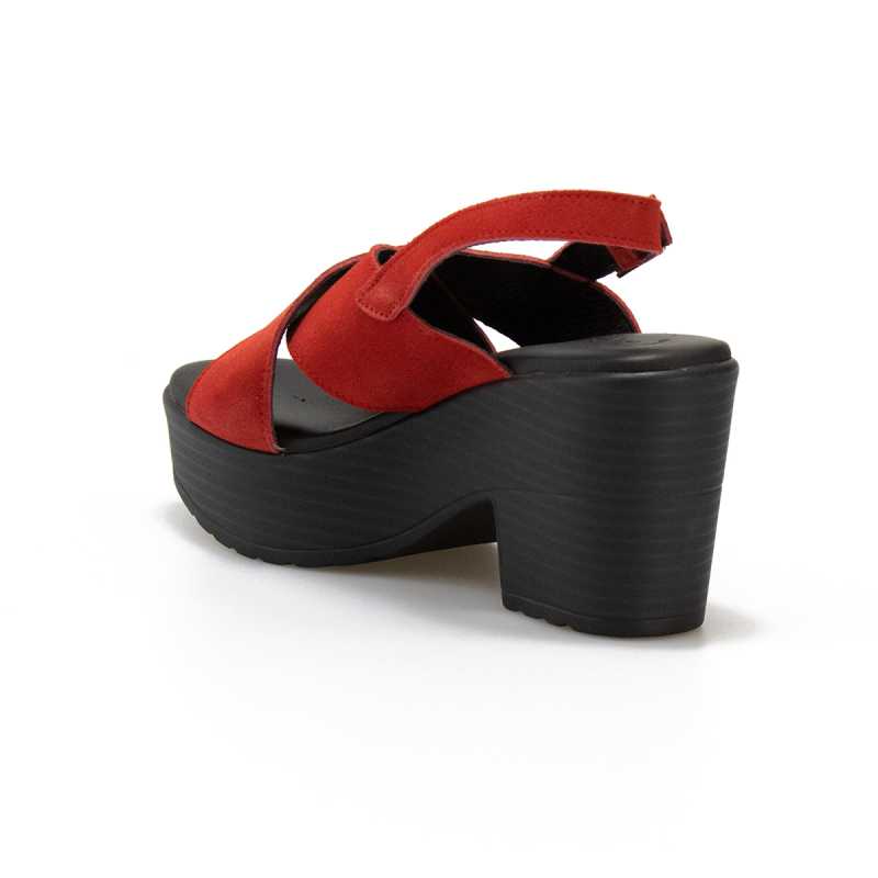 R.PEREZ OMAHA 02 ROJO Sandali Donna 