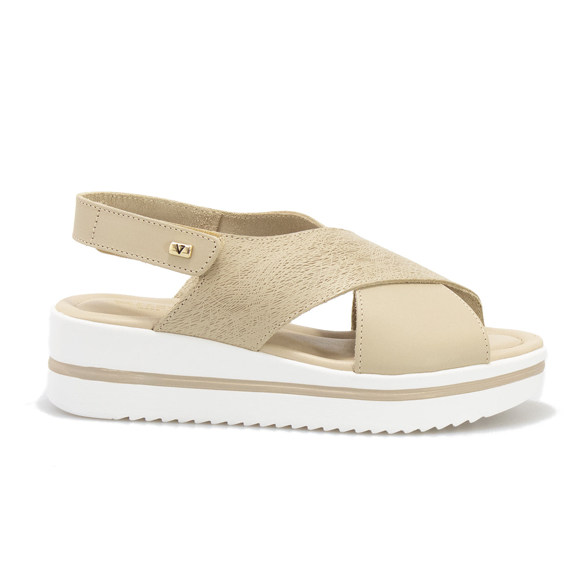 VALLEVERDE 32321 BEIGE Sandali Donna 