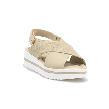 VALLEVERDE 32321 BEIGE Sandali Donna 