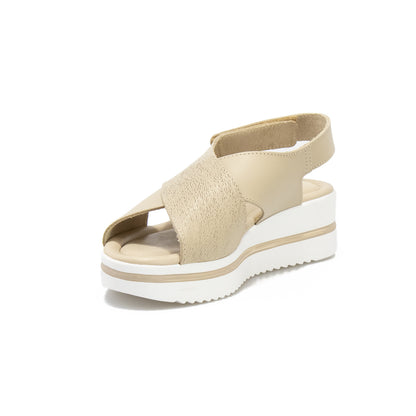 VALLEVERDE 32321 BEIGE Sandali Donna 