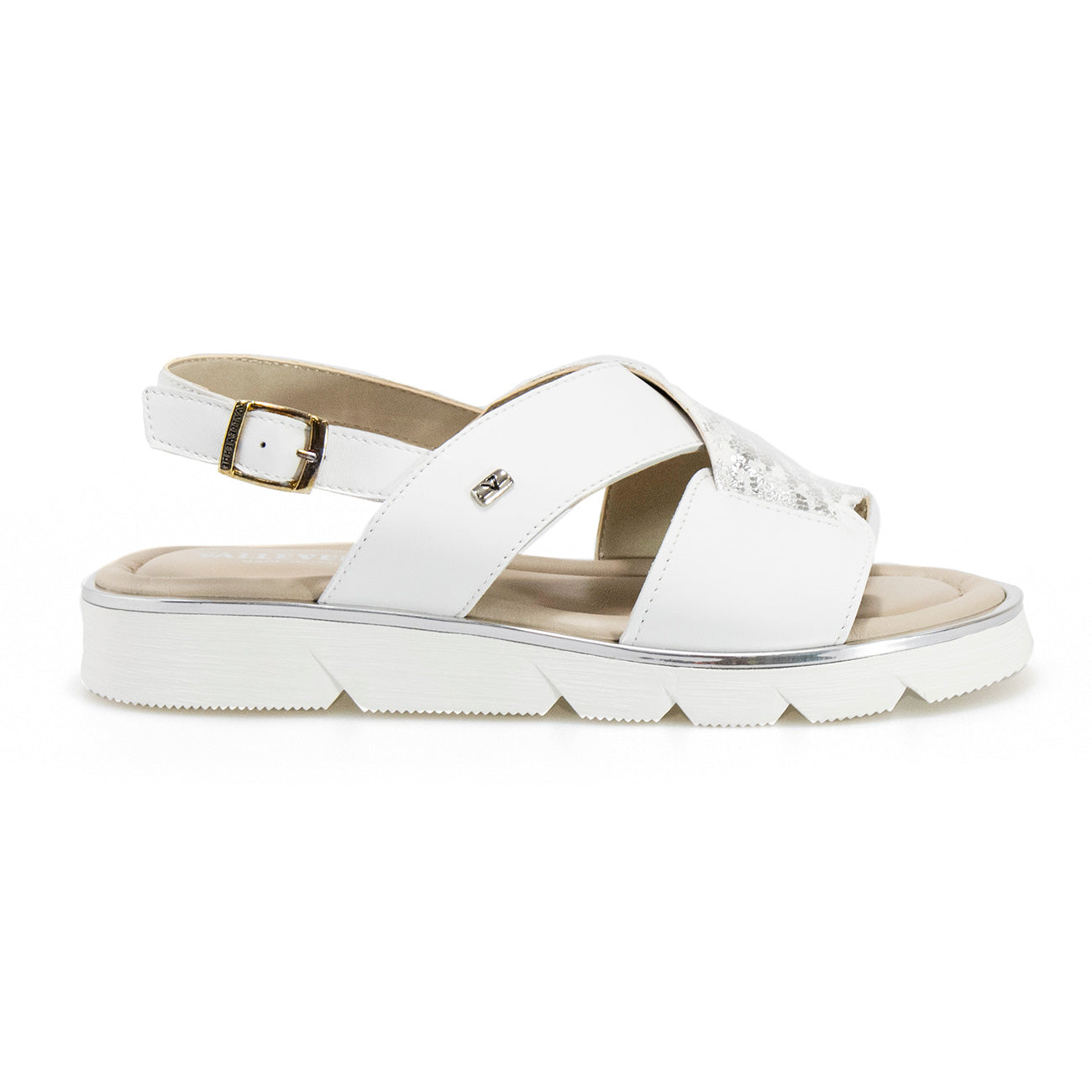VALLEVERDE 32120 BIANCO Sandali Donna 