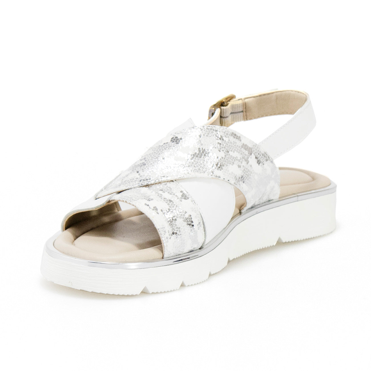 VALLEVERDE 32120 BIANCO Sandali Donna 