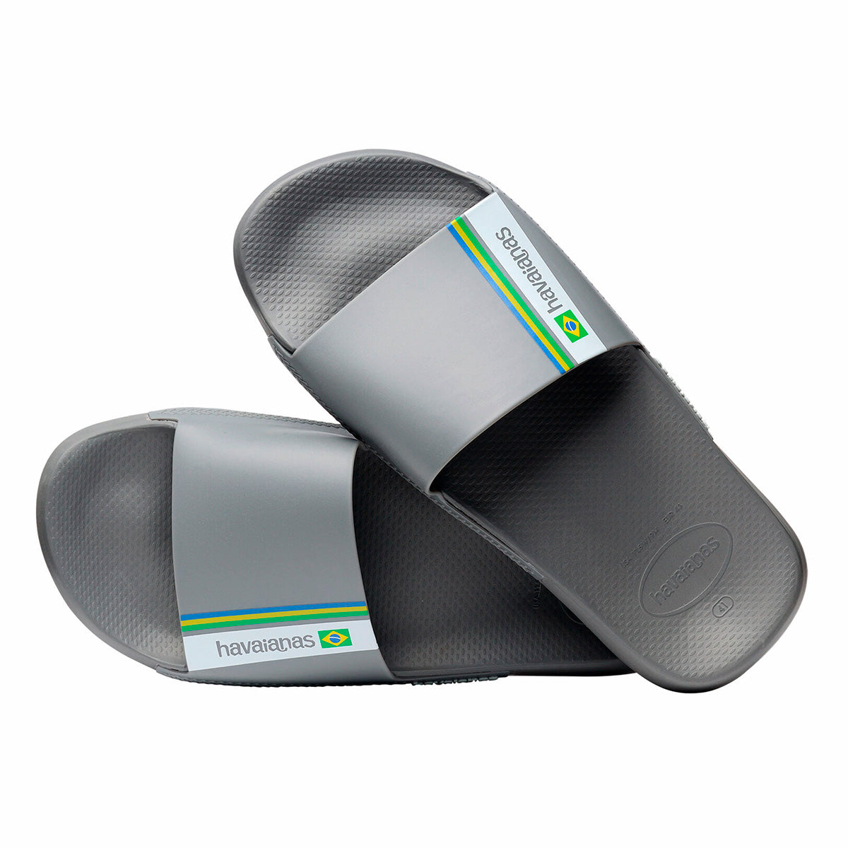 Ciabatte Havaianas Uomo Slide Brasil Steel Grey