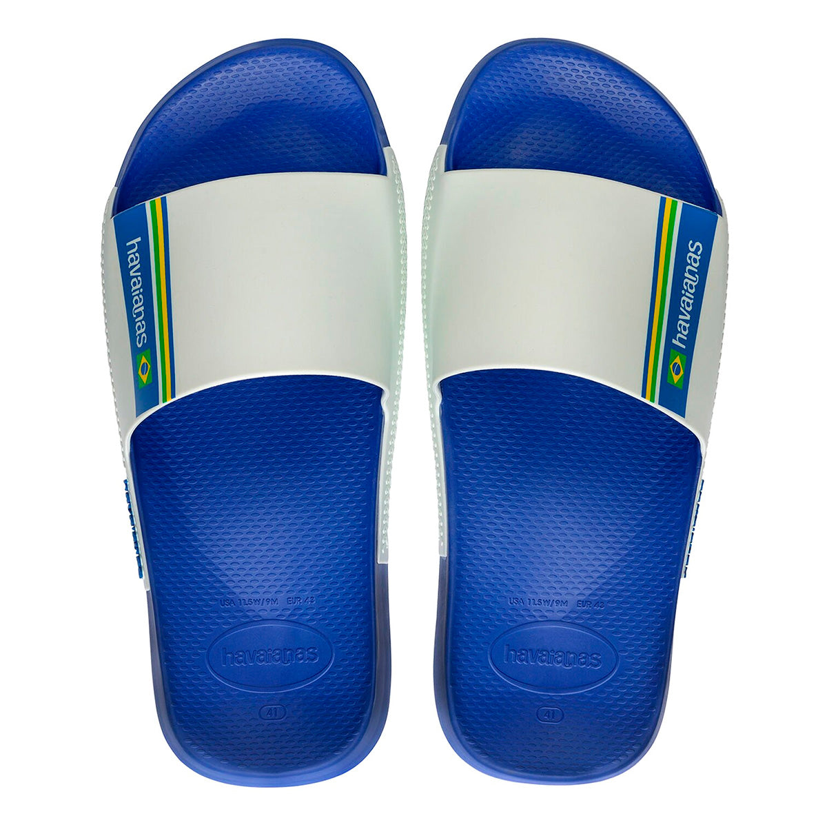 Ciabatte Havaianas Uomo Slide Brasil Marine Blue