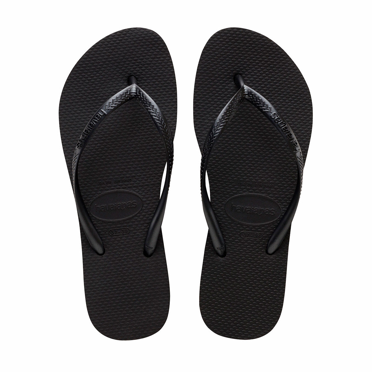 HAVAIANAS SLIM FLATFORMBLACK