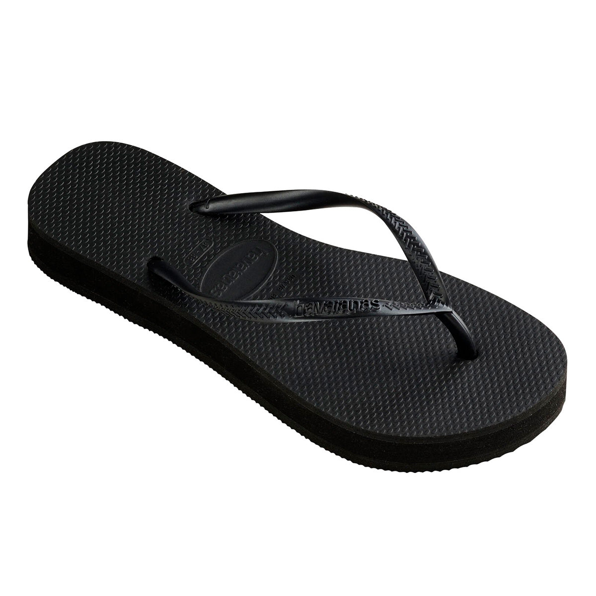 HAVAIANAS SLIM FLATFORMBLACK