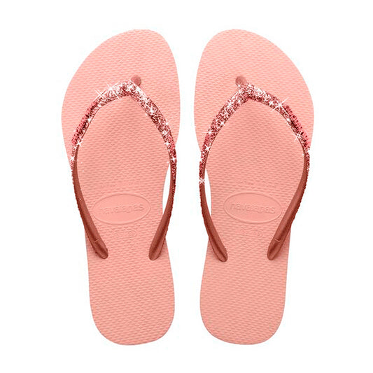 HAVAIANAS SLIM GLITTERROSE GOLD