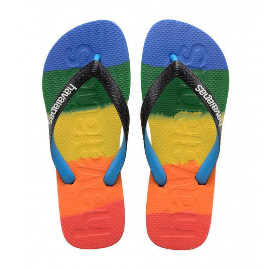 HAVAIANAS TOP LOGOMANIA MULTIRAINBOW