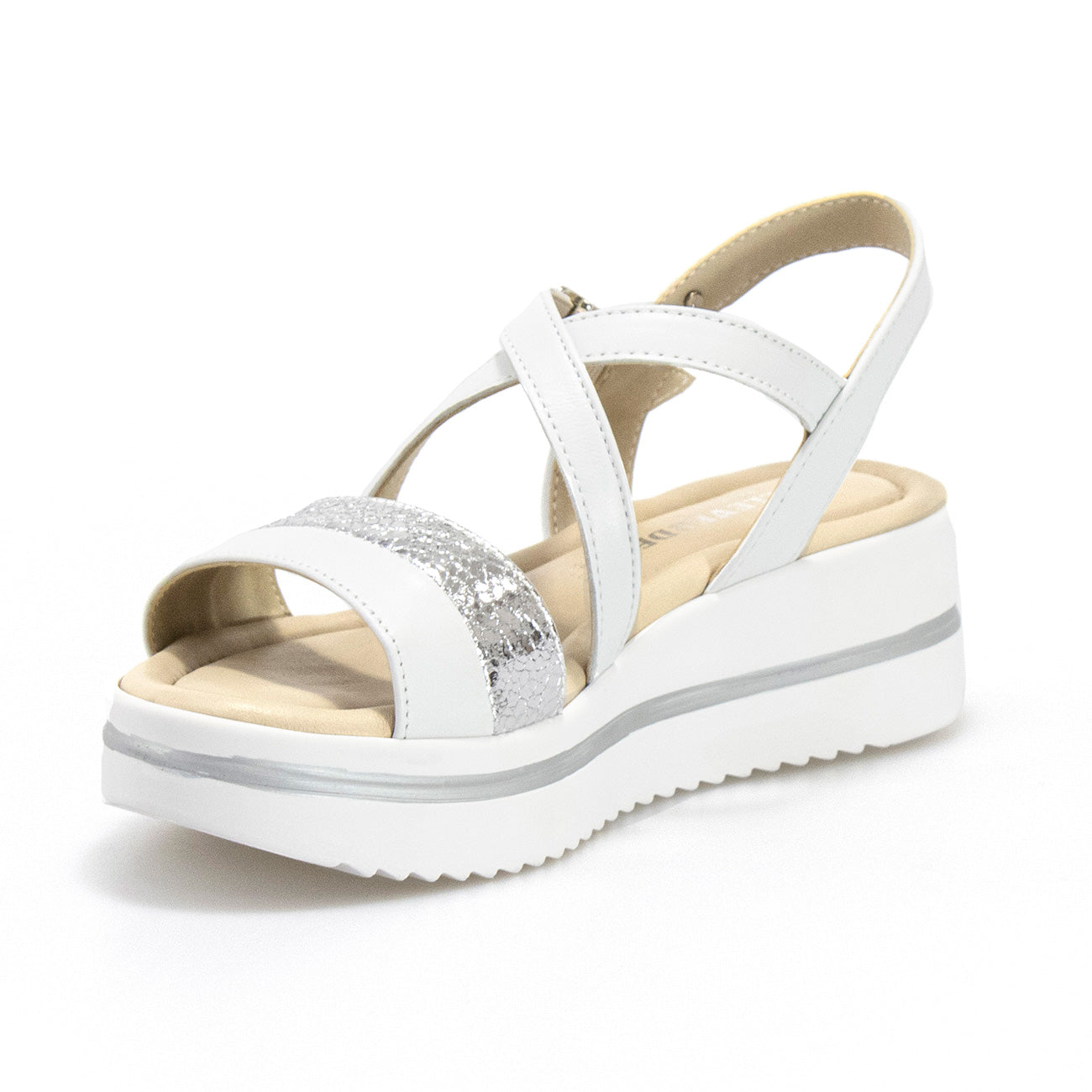 VALLEVERDE 32320 VITELLO BIANCO Sandali Donna 