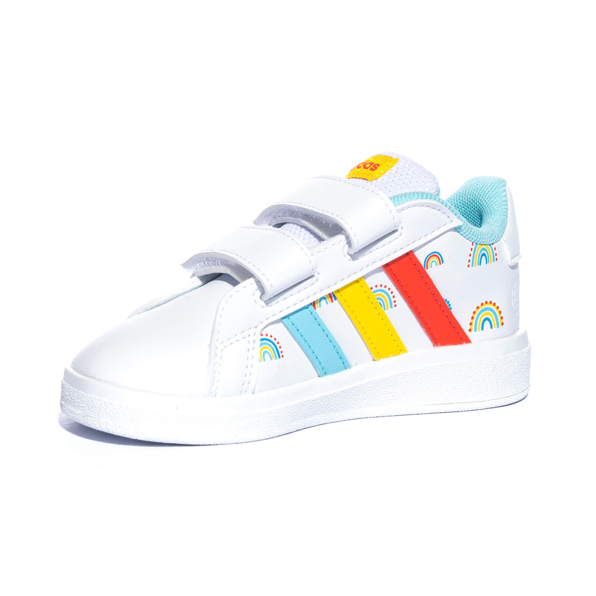 Sneakers Adidas Grand Court  Bianche Multicolor