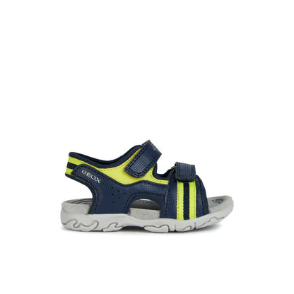 GEOX B3559CNAVY FLUO YELLOW C4502