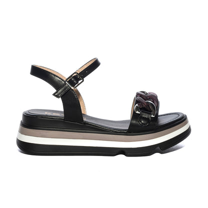 KEYS K8171 BLACK Sandali Donna 