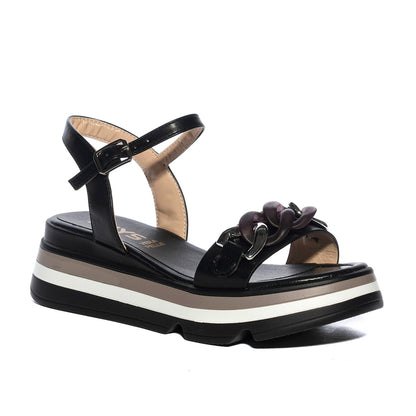 KEYS K8171 BLACK Sandali Donna 