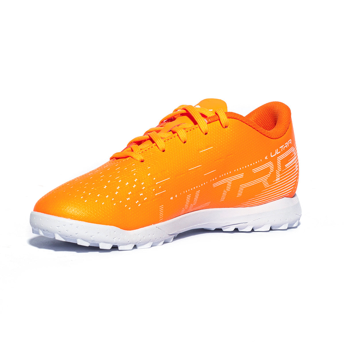 PUMA 107236-01 Orange  White Blue Calcio Bambino 