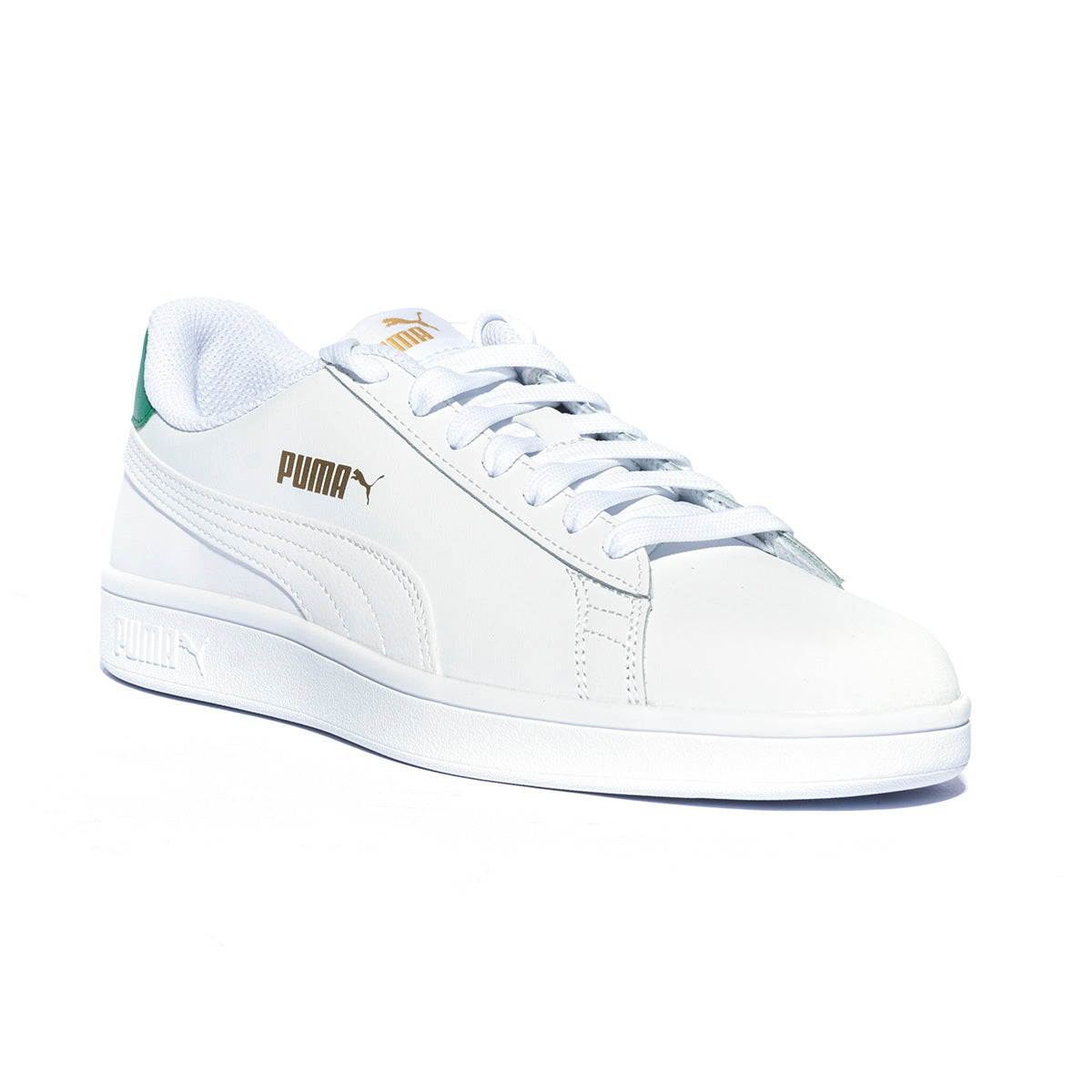 PUMA 365215-36White  White Green Gold