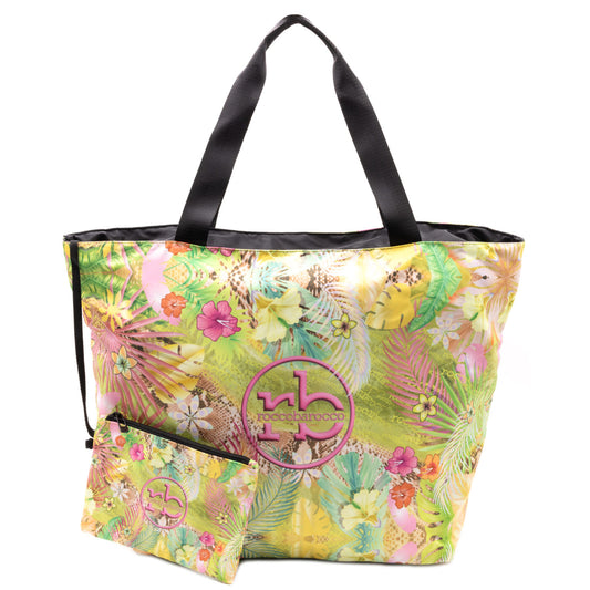 BORSA SHOPPING DA MARE FLOREALE ROCCOBAROCCO RBRB0003 GIALLA