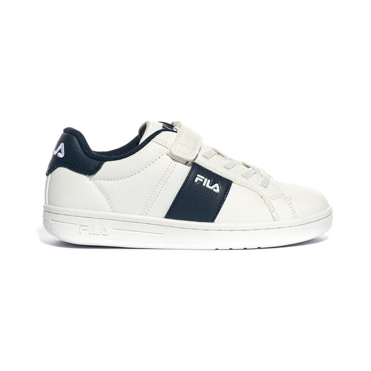 FILA FFK0184 White Navy Sneakers Bambino 