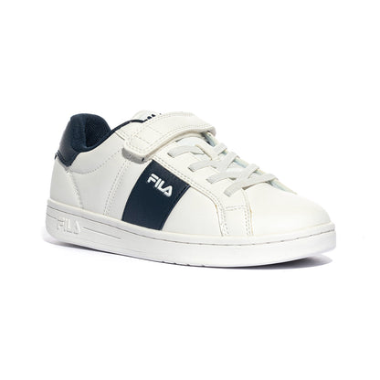 FILA FFK0184 White Navy Sneakers Bambino 